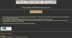 Desktop Screenshot of finiestatesales.com