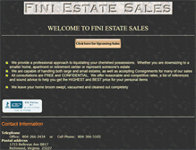 Tablet Screenshot of finiestatesales.com